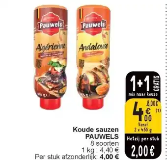 Cora Koude sauzen PAUWELS aanbieding