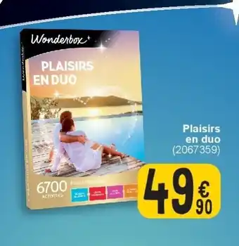 Plaisirs en duo