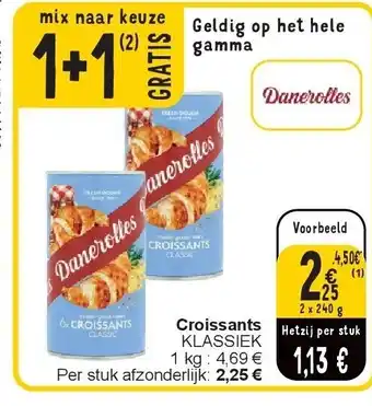 Cora Croissants aanbieding