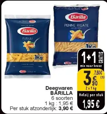 Cora Deegwaren BARILLA aanbieding