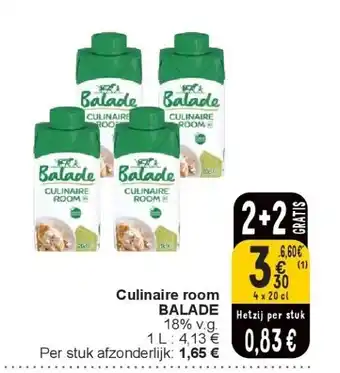 Cora Culinaire room BALADE aanbieding