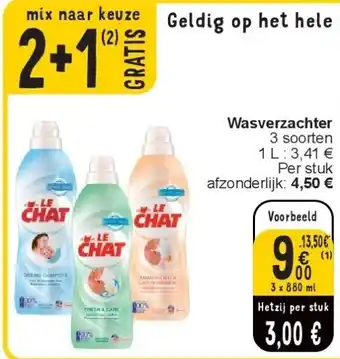 Cora Wasverzachter aanbieding