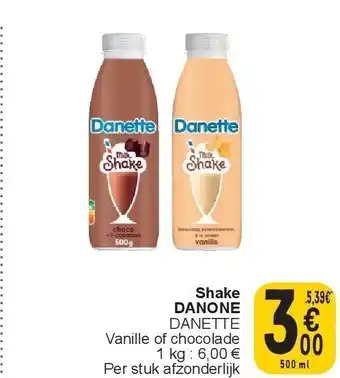 Cora Shake DANONE aanbieding