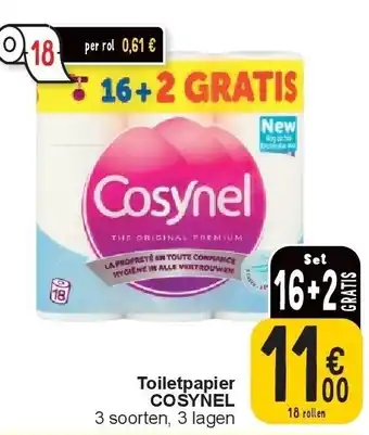 Cora Toiletpapier COSYNEL aanbieding