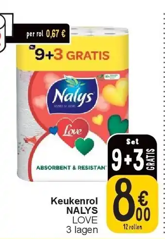 Cora Keukenrol NALYS aanbieding