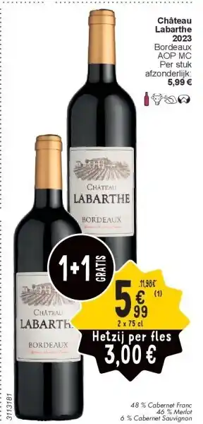 Cora Château Labarthe 2023 aanbieding