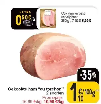 Cora Gekookte ham “au torchon” aanbieding