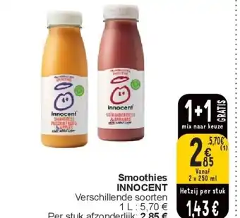 Cora Smoothies INNOCENT aanbieding