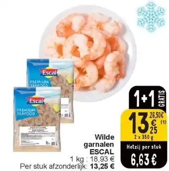 Cora Wilde garnalen ESCAL aanbieding
