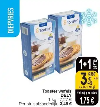 Cora Toaster wafels DELY aanbieding