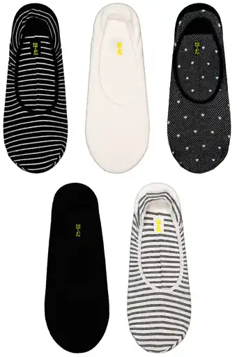 HEMA HEMA Dames Footies - 5 Paar Wit (wit) aanbieding