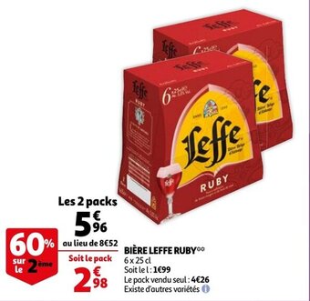 Biere Leffe Ruby