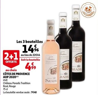 Auchan Cotes De Provence AOP 2020 aanbieding
