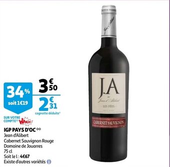 Auchan IGP Pays D'Oc aanbieding