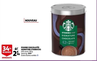 Poudre Chocolatee Signature Starbucks