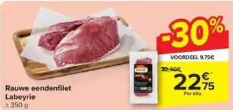 Carrefour Labeyrie Rauwe eendenfilet aanbieding