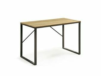 Deba Meubelen Bureau TALBOT - Zwart/naturel Zwart aanbieding