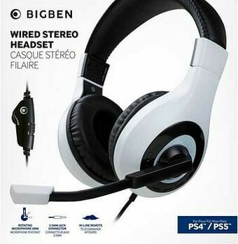 ToyChamp PS5 Stereo Gaming Headset V1 - Wit aanbieding