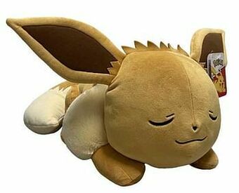 ToyChamp Pokemon Slapende Eevee pluche 45cm aanbieding