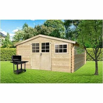 Brico Solid tuinhuis Initia Saint Luc 418x388cm aanbieding