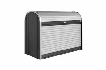 Brico Biohort opbergbox Storemax 160 donkergrijs metallic 78x163cm aanbieding