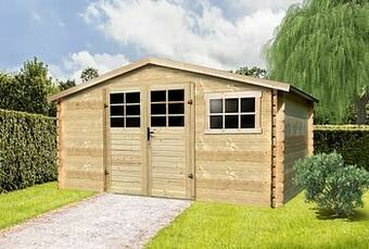 Brico Solid Initia tuinhuis Philippe 388x298cm aanbieding