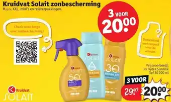 Kruidvat Kruidvat Solait zonbescherming aanbieding