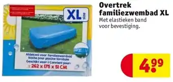 Kruidvat Overtrek familiezwembad XL aanbieding