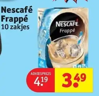 Kruidvat Nescafé Frappé aanbieding