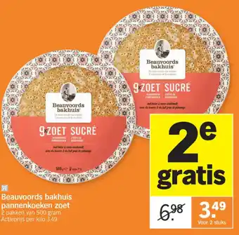 Beauvoords bakhuis pannenkoeken zoet