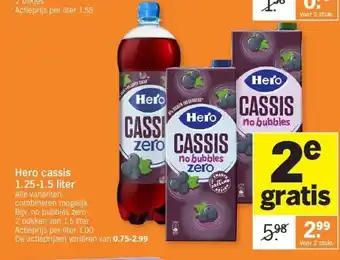 Hero cassis 1.25-1.5 liter