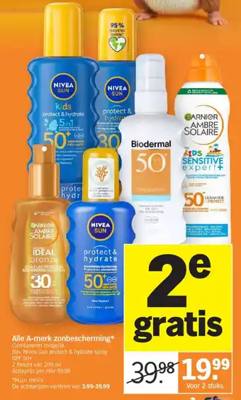 Albert Heijn Alle A-merk zonbescherming aanbieding