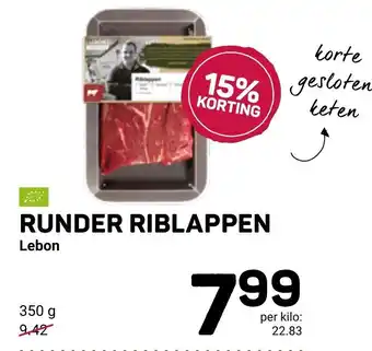 Lebon Runder riblappen 350g