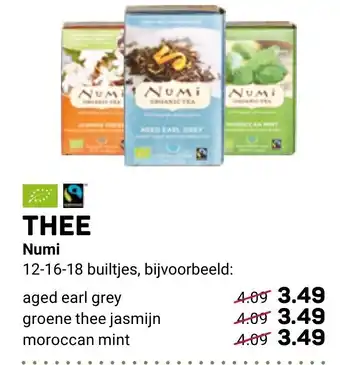 Ekoplaza Numi Thee 12/16/18st aanbieding