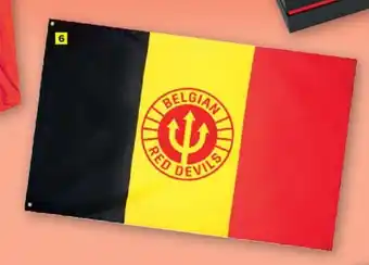 Carrefour Vlag Belgian Red Devils aanbieding