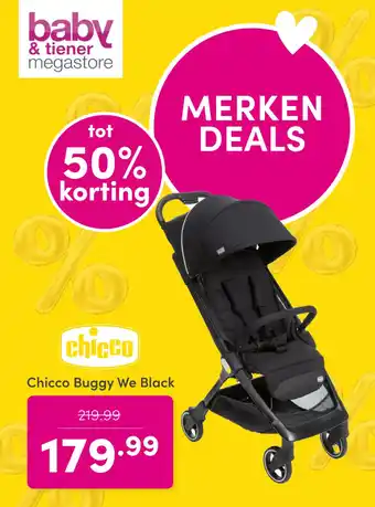Baby & Tiener Chicco Buggy We Black aanbieding
