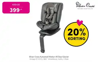 Baby & Tiener Silver Cross Autostoel Motion All Size Glacier aanbieding