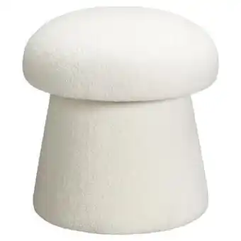 Kwantum Poef Paciano Off-White aanbieding