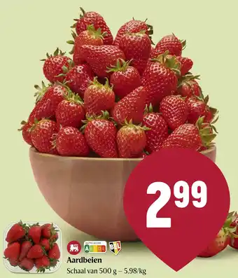 Delhaize Aardbeien 500g aanbieding