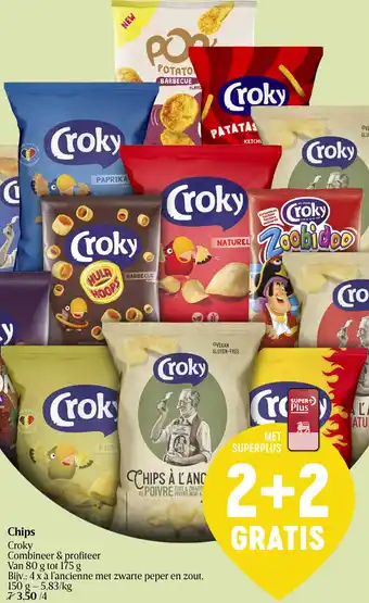 Delhaize Croky Chips aanbieding