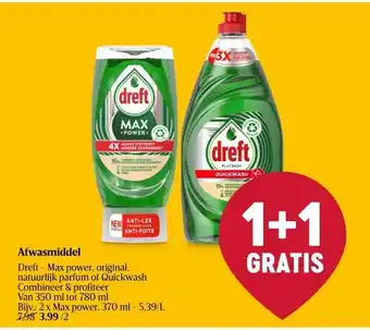 Delhaize Afwasmiddel aanbieding