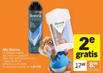 Albert Heijn Alle Rexona aanbieding