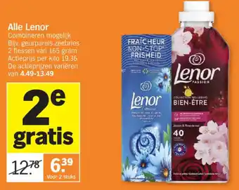 Albert Heijn Alle Lenor aanbieding