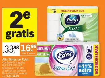 Albert Heijn Alle Nalys en Edet aanbieding