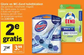 Albert Heijn Glorix en WC-Eend toiletblokken aanbieding