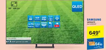 Carrefour SAMSUNG QLED TV QE55Q70 ref. 6900391 aanbieding