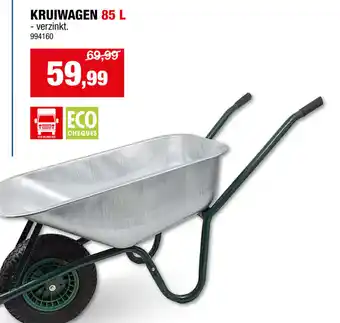 Hubo KRUIWAGEN 85 L aanbieding