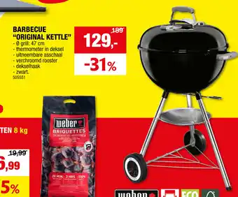 Hubo BARBECUE ORIGINAL KETTLE aanbieding