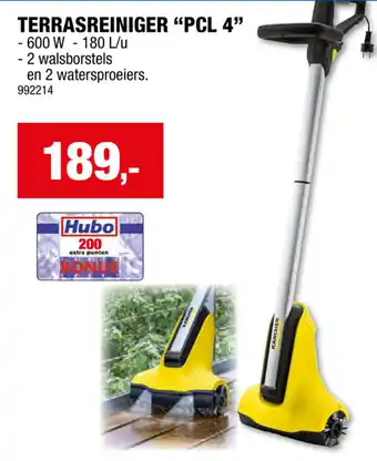 Hubo KÄRCHER TERRASREINIGER "PCL 4" aanbieding