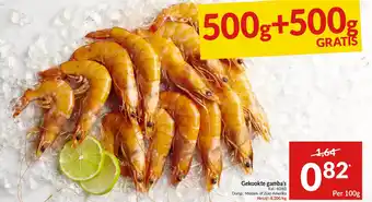 Intermarché Gekookte gamba's 100g aanbieding